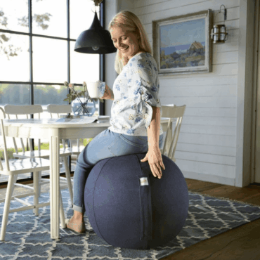 Siège Ballon : assise dynamique + Housse 65cm