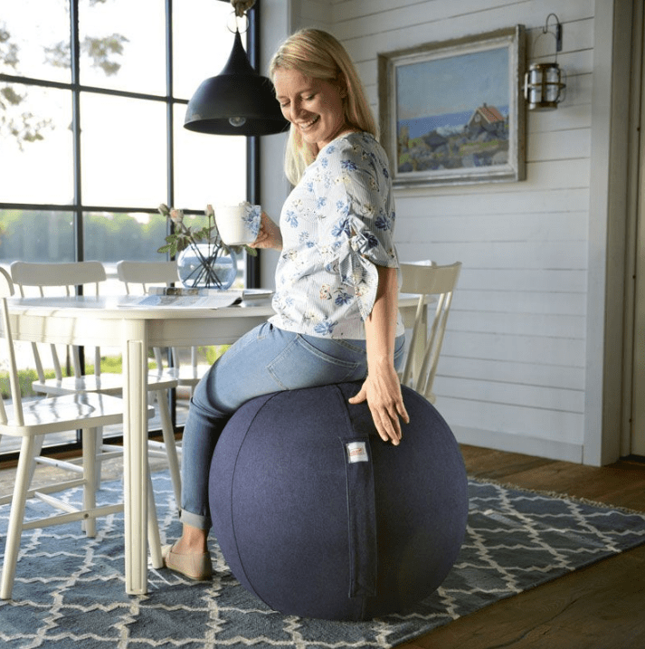 Siège Ballon : assise dynamique + Housse 65cm