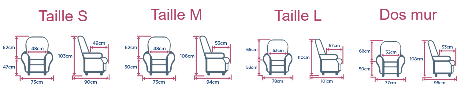 Fauteuil releveur VERSAILLES – Image 3