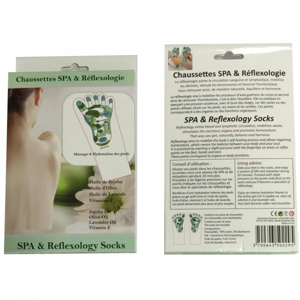 Chaussettes SPA adoucissantes Réflexologie Zen'Arôme – Image 3