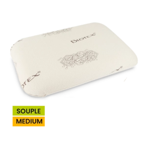 Oreiller Biotex Mémotop à mémoire de forme- Hauteur 8 cm